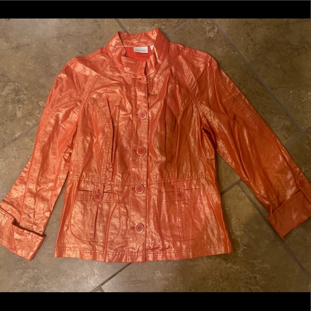 💕NWOT Chico’s size 0 light weight jacket!